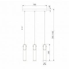 Подвесной светильник TK Lighting Look 855 Look Graphite | фото 2